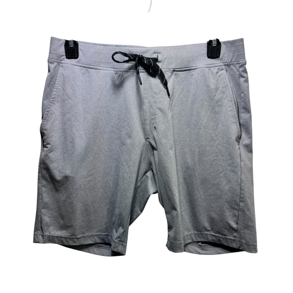 Dunning Quiet Luxury Gorpcore Athletic Travel Performance Golf Shorts M Gray